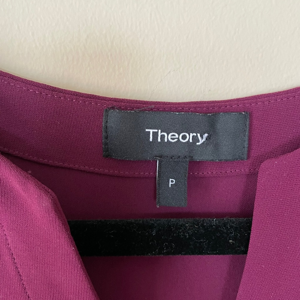 Theory Burgundy Dress
